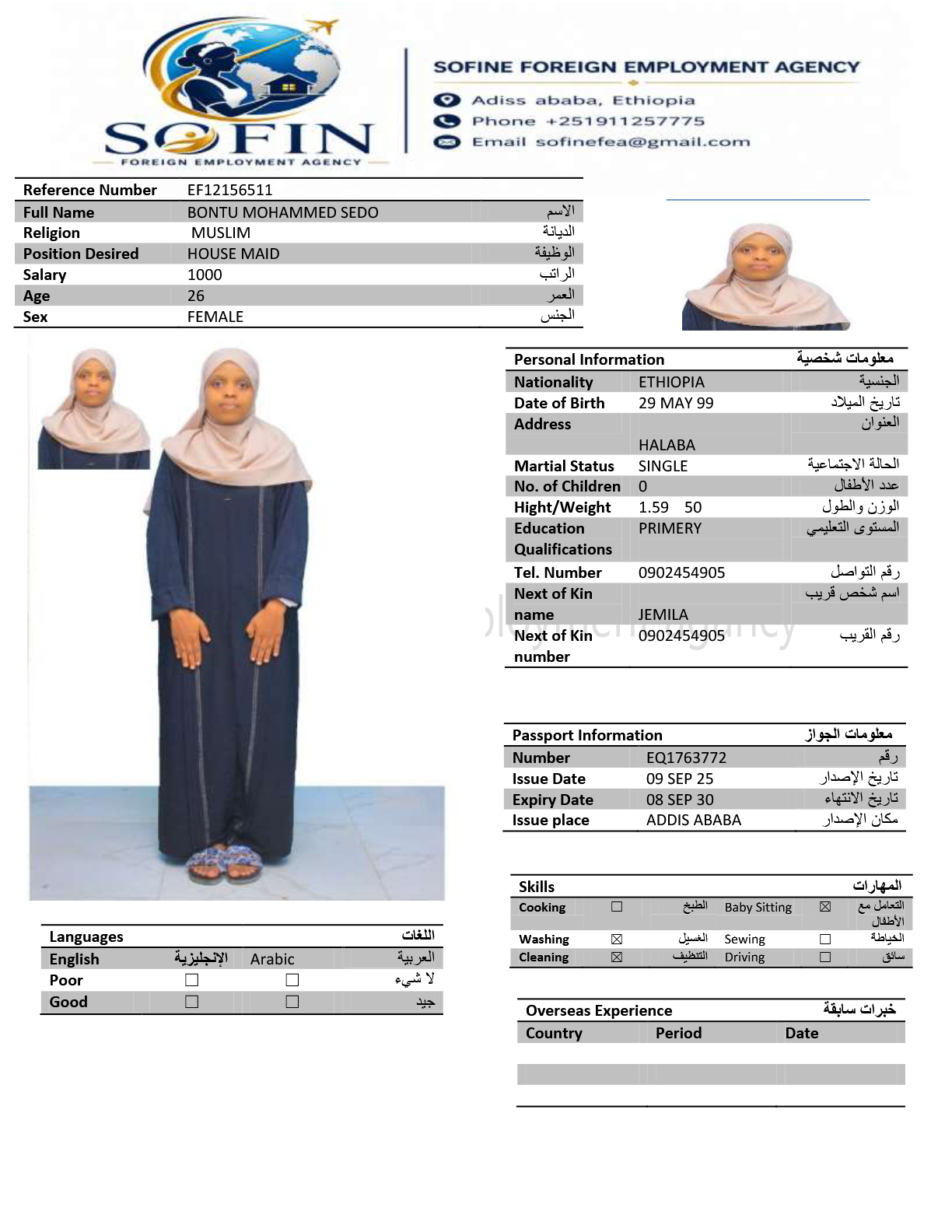 BONTU MOHAMMED SEDO